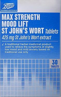 Boots Pharmaceuticals, 2041[^]10080794 Boots Mood Lift coated tablets St. Johns Wort