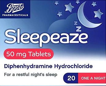Boots Pharmaceuticals, 2041[^]10033171 Boots Sleepeaze 50mg Tablets (20) 10033171