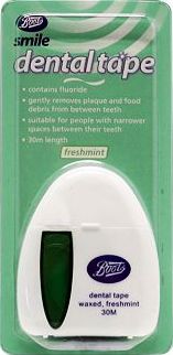 Boots, 2041[^]10085906 Smile Freshmint Dental Tape 30m 10085906
