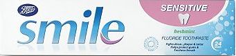 Boots, 2041[^]10074683 Smile Sensitive Freshmint Toothpaste 100ml