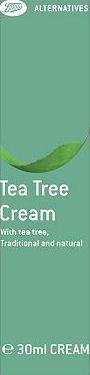 Boots, 2041[^]10015943 Tea Tree Cream - 30ml 10015943