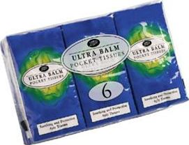 Boots, 2041[^]10001934 Ultra Balm Pocket Tissues 6 Pack 10001934