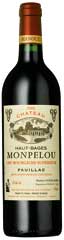 Borie-Manoux Chateau Haut Bages Monpelou 2000 RED France