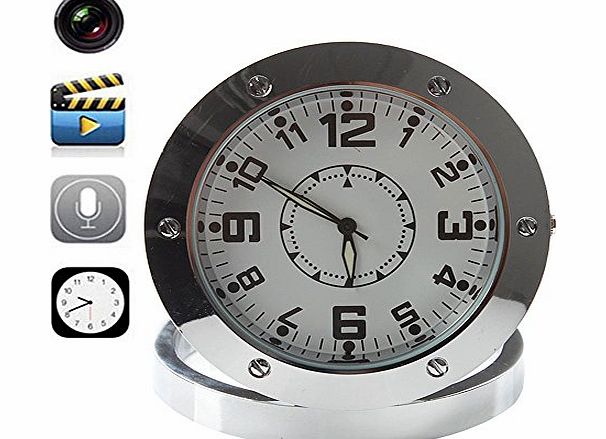 Boriyuan Spy Clock Recorder Video Security Hidden Camera Cam Sound Motion Detector