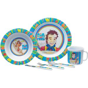 Born To Play Big Cook Little Cook 6 Piece Tableware Set