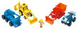 Bob The Builder Snap Trax 4 Vehicle And One Figure Set