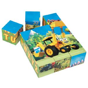 Born To Play Bob The Builder Wooden Learning Blocks