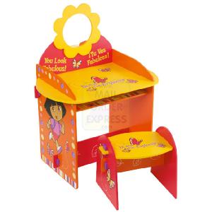 Born To Play Dora The Explorer Vanity Table and Stool