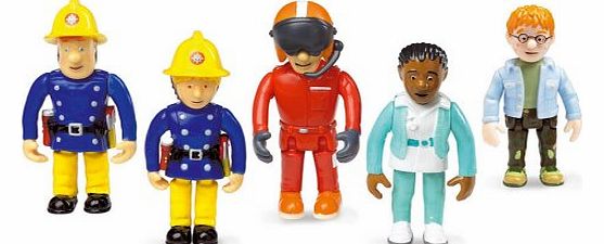 Born To Play Fireman Sam - Set of 5 Articulated Figures