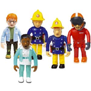 Born To Play Fireman Sam 5 Articulated Figures