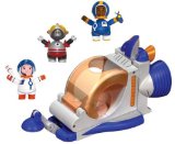 Born To Play Odd Bodz - 2 Space Vehicles & 3 Figures