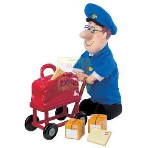 Born To Play Postman Pat Walking Whistling Postman Pat Soft Toy