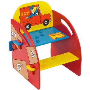 Born To Play Postman Pat Wooden Chair