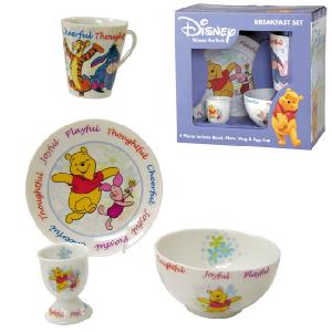 Born To Play Winnie The Pooh Scribbler Breakfast Set