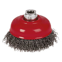 BOSCH 100mm Crimped Wire Cup Brush