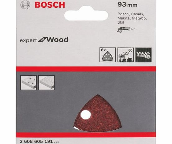 Bosch 2608605191 93 mm Sanding Sheets for Delta Sanders