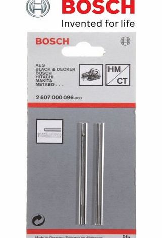 Bosch Genuine Reversible Planing Blades (2 per Pack) (To Fit: Bosch PHO amp; GHO Planers) (Bosch Pt No 2607000096) c/w Cadbury Chocolate Bar