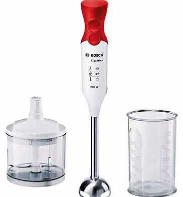 MSM64120GB Hand Blender - Red and White