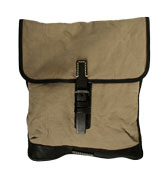 Beige Canvas Shoulder Bag (Merritt)