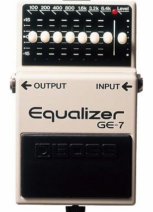 BOSS GRAPHIC EQUALIZER GE7 Electric guitar effects Other pedals and effects