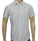 Hugo Boss Blue and White Stripe Shirt (Capsule)
