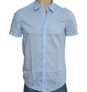 Hugo Boss Blue Short Sleeve Shirt (Capsule 3)