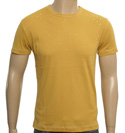 Boss Hugo Boss Mustard T-Shirt with Printed Design (Kick)