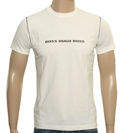 Boss Hugo Boss White Slim Fit T-Shirt (Lecco)