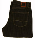 Boss Mens Boss Black Denim Zip Fly Jeans - 32 Leg - Orange Label