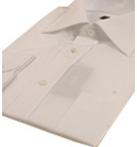 Boss Mens Boss White Long Sleeve Cotton Shirt - Black Label