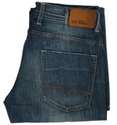 (Orange 40) Mid Denim Comfort Fit Jeans -