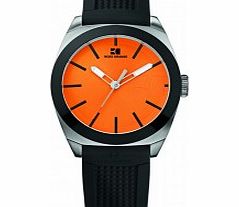 Mens Orange and Black H-0300 Watch