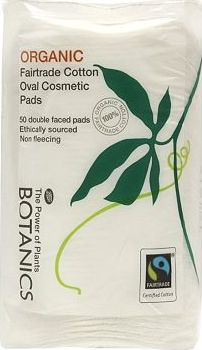 Botanics, 2041[^]10083512 Organic Fairtrade Oval Cosmetic Pads x