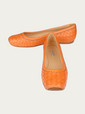 bottega veneta shoes orange