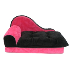 Pink Chaise Longue Cat Bed