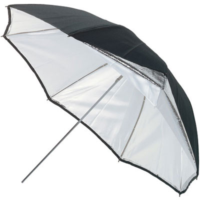 Umbrella - 115 cm (46inch) Silver / White