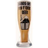 Boxer Bloody Big Beer Glass - Hands Off!