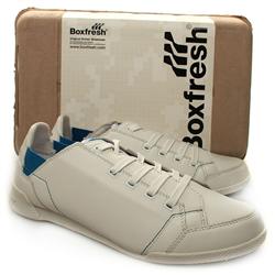 Boxfresh Male Boxfresh Console Leather Upper in White and Blue