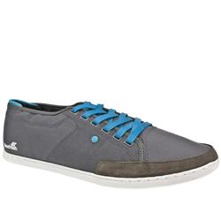 Male Boxfresh Sparko Fabric Upper in Grey, White and Pale Blue