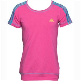 Boys Tops adidas Girls Reload T-Shirt Pink