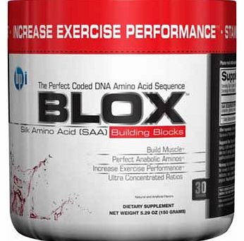 BPI Sports BLOX 150g White Raspberry Nutritional