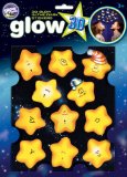 The Original Glowstars Company - Glow 3-D Stickers - Funny Stars