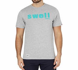 Grey pure cotton Swell T-shirt