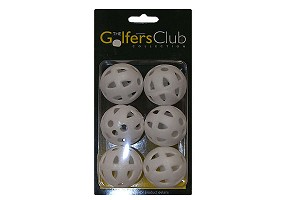 Golferand#8217;s Club Training Airflow Balls (6 Pack)