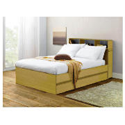 Brandon Double Storage Bed, Oak Finish And