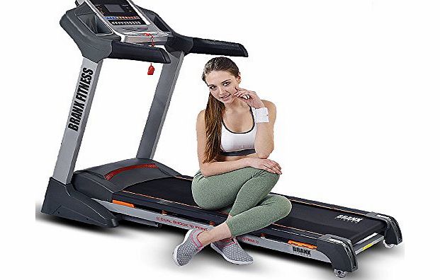 BRANX FITNESS  Foldable Elite Runner Pro Treadmill - 23km/h - 6hp - 0-22 Auto incline - Body Fat Readout - Free Twister Included