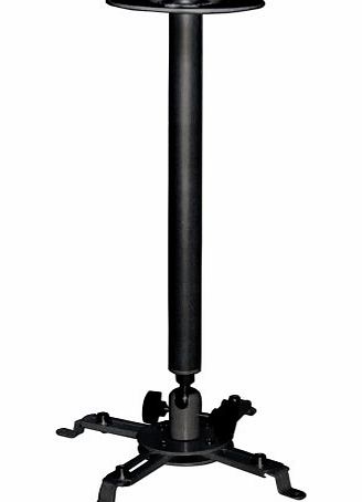 Brateck Two Pole Projector Ceiling/Wall Mount - Black