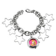 charm bracelet strap watch