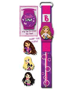 Girls LCD Watch with 3 Interchangeable Heads