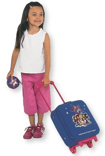 BRATZ wheeled bag and purse